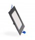 Downlight Led 6W 600Lm IP20 Cuadrado Negro CCT