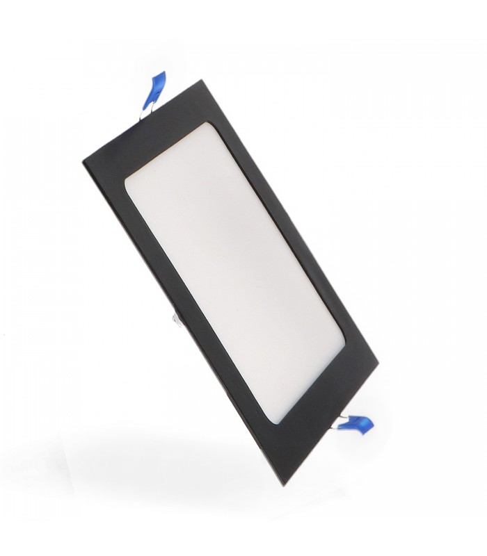 Downlight Led 12W 1200Lm IP20 Cuadrado Negro CCT