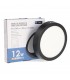 Plafón Superficie Led 12W 1200LM IP20 Redondo Negro CCT