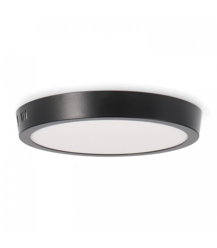 Plafón Superficie Led 20W 2000LM IP20 Redondo Negro CCT