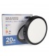 Plafón Superficie Led 20W 2000LM IP20 Redondo Negro CCT