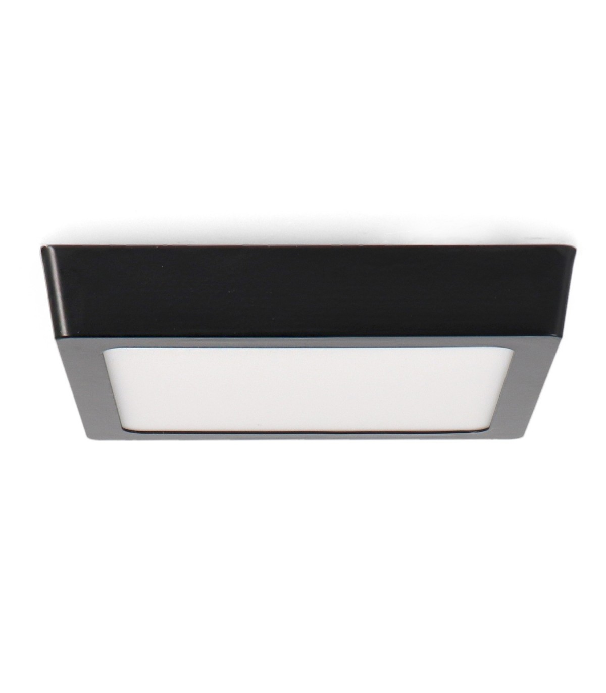 Plafón Superficie Led 12W 1200LM IP20 Cuadrado Negro CCT