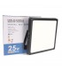 Plafón Superficie Led 25W 2500LM IP20 Cuadrado Negro CCT