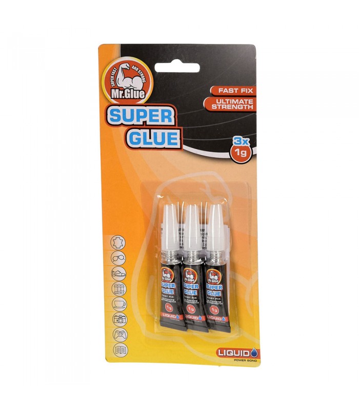Cianocrilato Instantáneo Universal 3x1gr