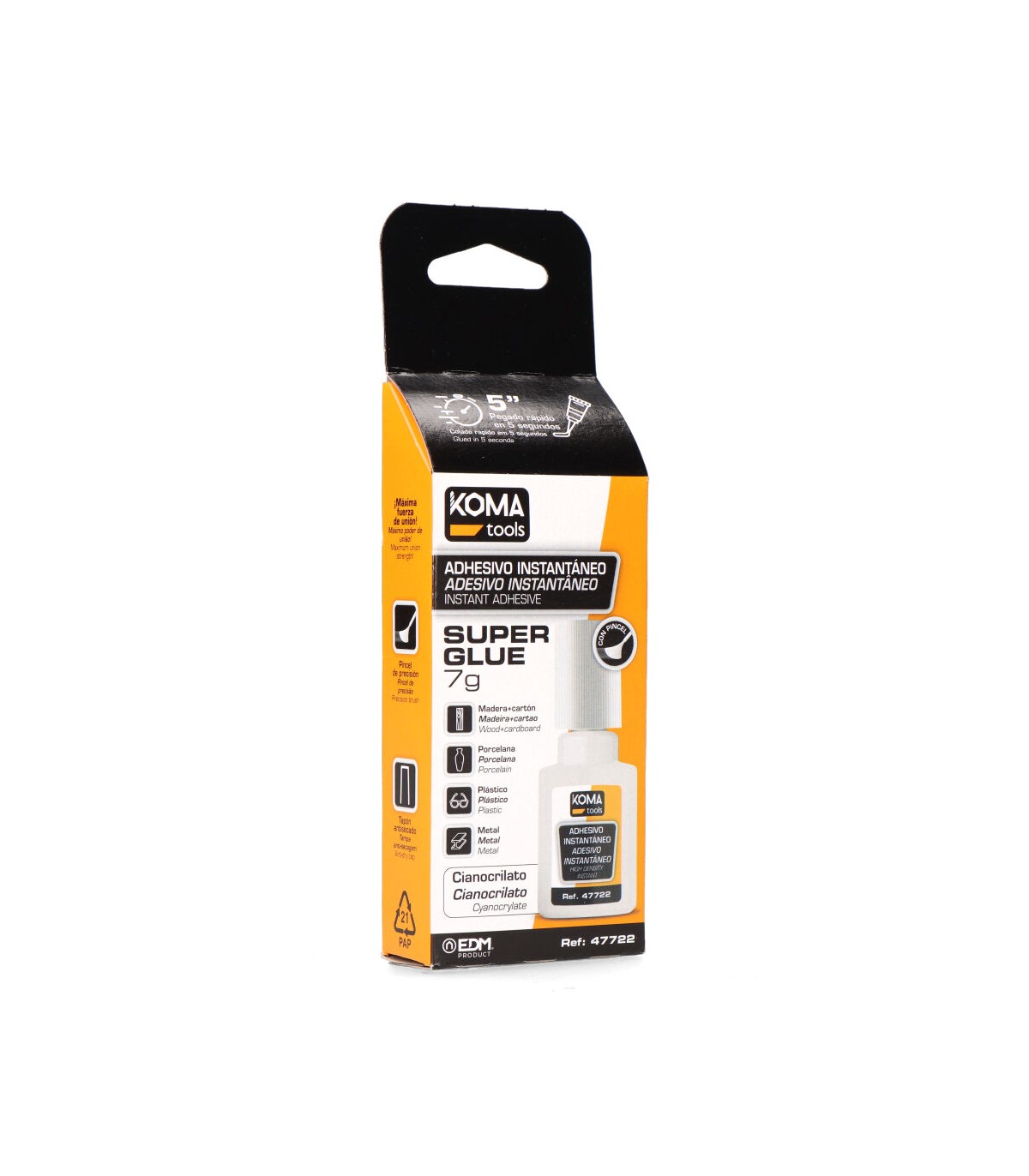 Cianocrilato Instantáneo Universal con pincel 7gr