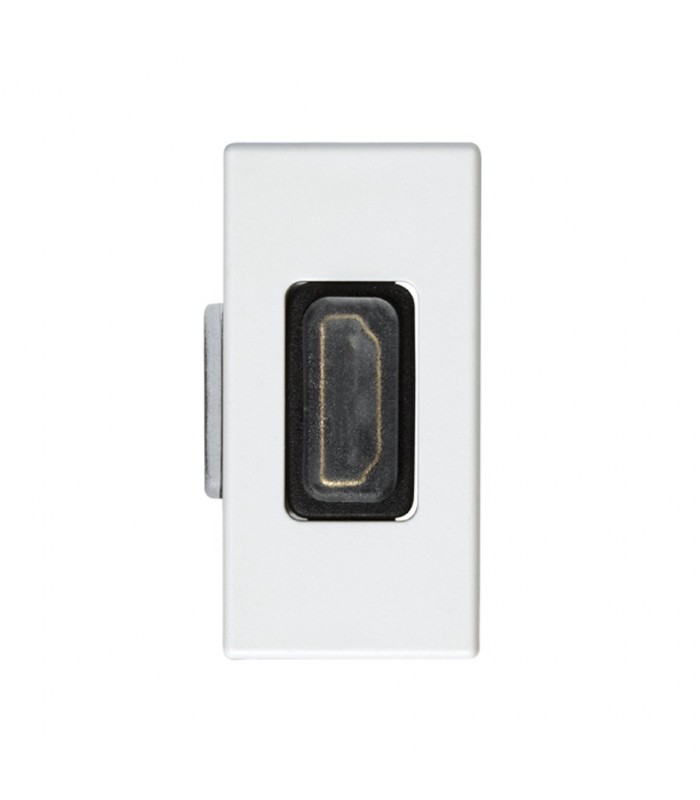 Conector HDMI v1.4 estrecho blanco Simon 27