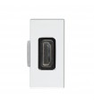 Conector HDMI v1.4 estrecho blanco Simon 27