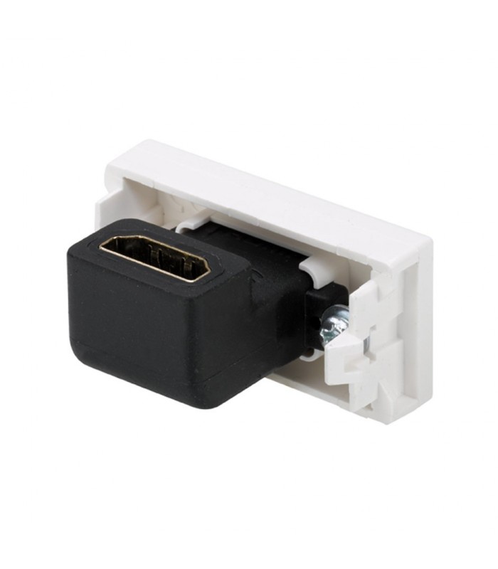 Conector HDMI v1.4 estrecho blanco Simon 27