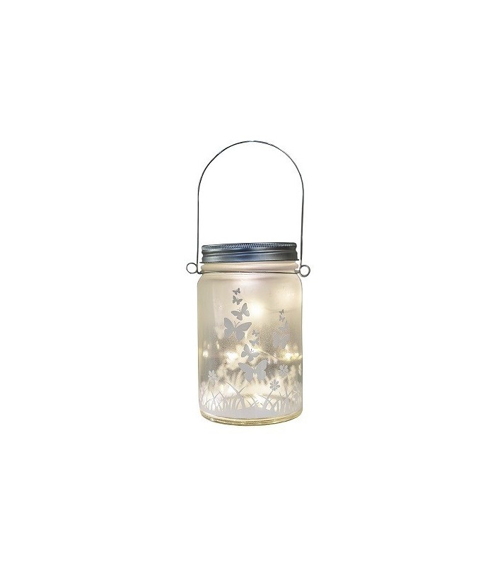 Bote cristal 10LED Mod. Mariposa 3xAAA