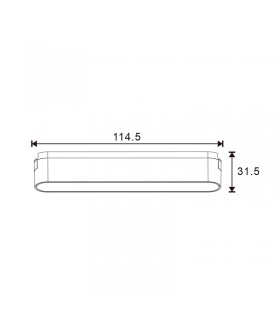 Foco Led Magnético Afar Serie 5Mm 42V 6W 600Lm 90º Negro CCT