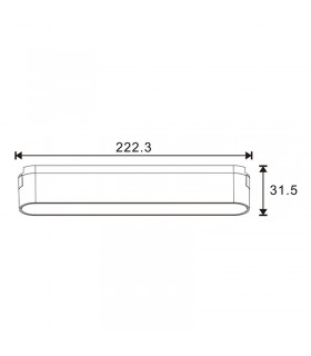 Foco Led Magnético Afar Serie 5Mm 42V 12W 1200Lm 90º Negro CCT