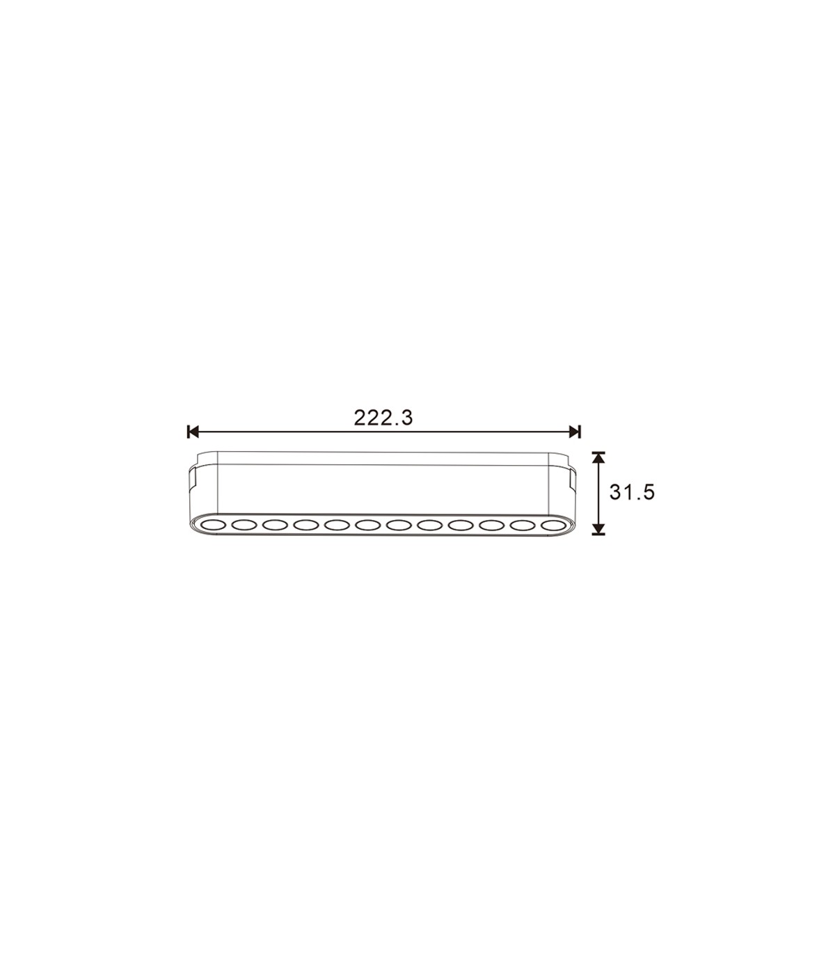 Foco Led Magnético Isdin Serie 5Mm 42V 12W 1200Lm 36º Negro CCT