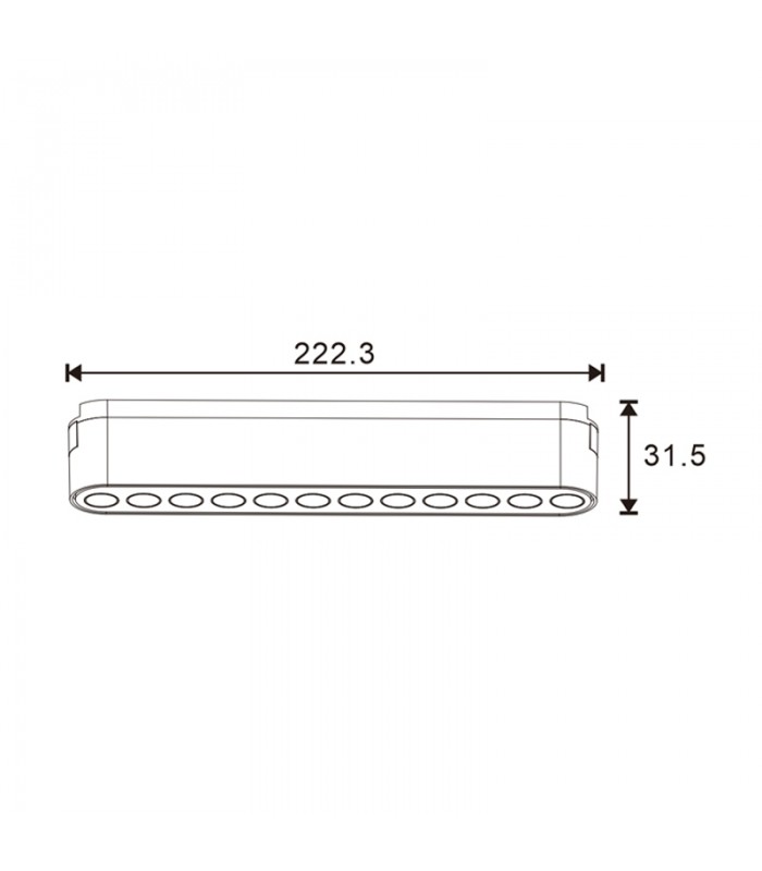 Foco Led Magnético Isdin Serie 5Mm 42V 12W 1200Lm 36º Blanco CCT