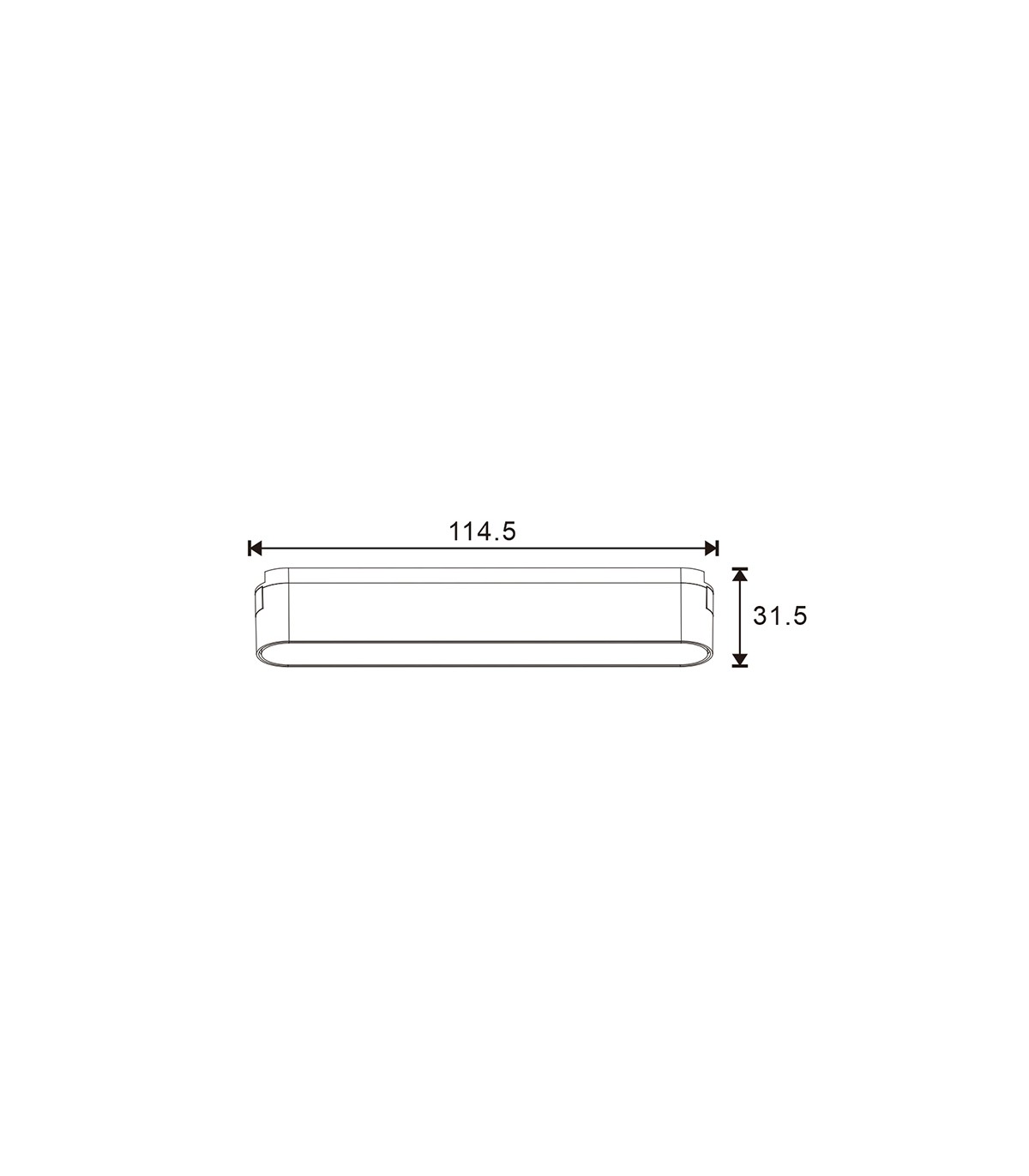 Foco Led Magnético Pure Serie 5Mm 42V 6W 600Lm 60º Negro CCT