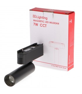 Foco Led Magnético Mildean Serie 5Mm 42V 7W 700Lm 24º Negro CCT