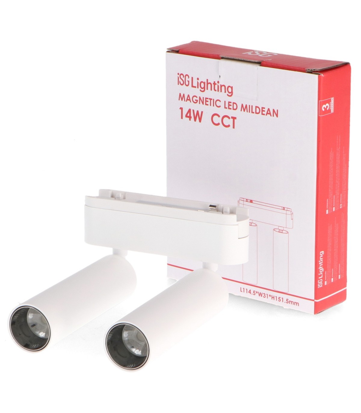 Foco Led Magnético Mildean Serie 5Mm 42V 14W 1400Lm 24º Blanco CCT