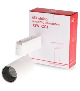 Foco Led Magnético Mildean Serie 5Mm 42V 12W 1200Lm 24º Blanco CCT