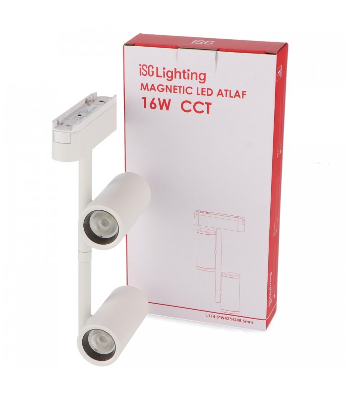 Foco Led Magnético Atlaf Vertical Serie 5Mm 42V 16W 1600Lm 36º Blanco CCT
