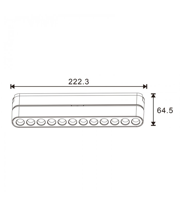 Foco Led Magnético Care Serie 5Mm 42V 12W 1200Lm 36º Blanco CCT