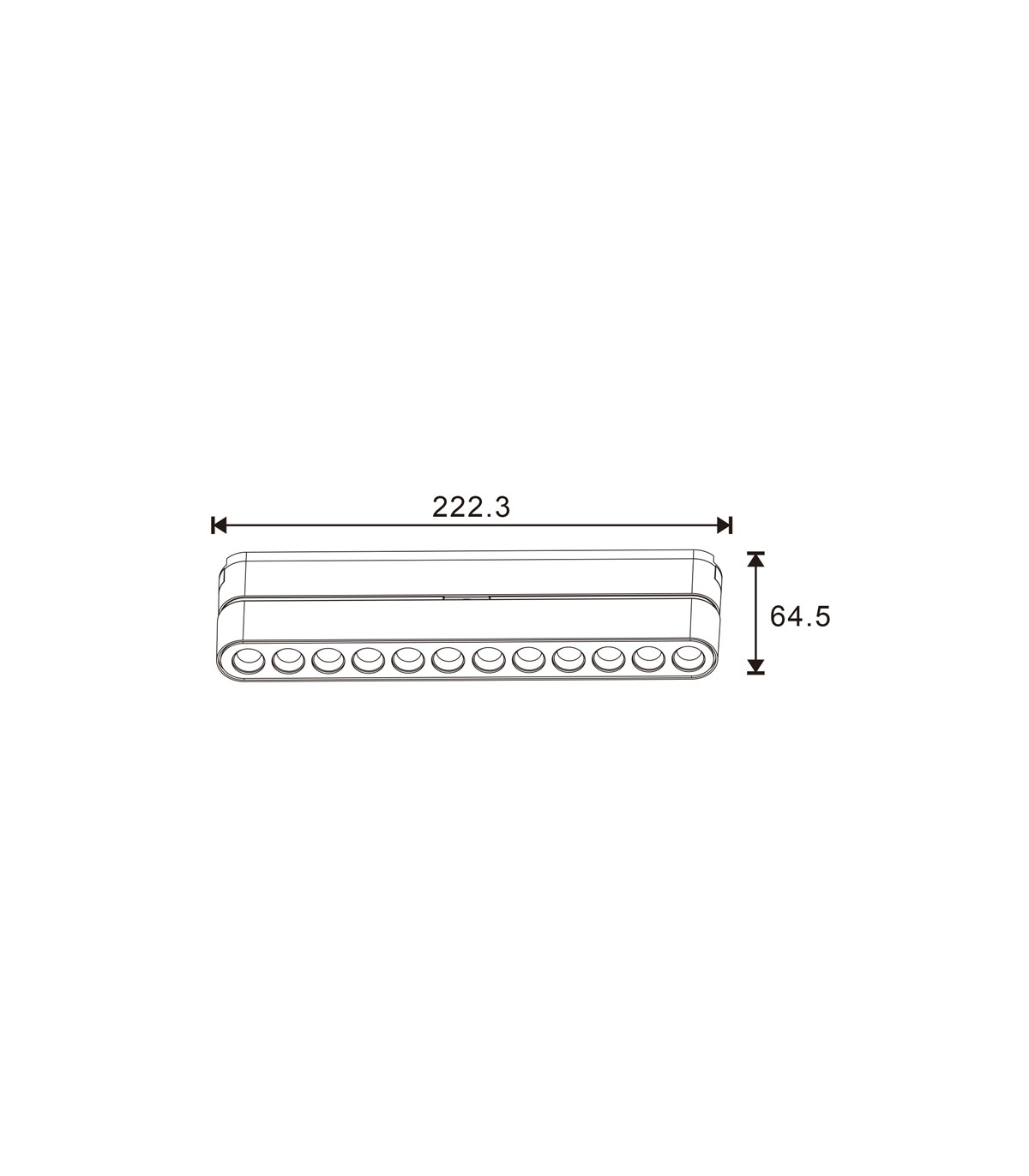 Foco Led Magnético Care Serie 5Mm 42V 12W 1200Lm 36º Blanco CCT