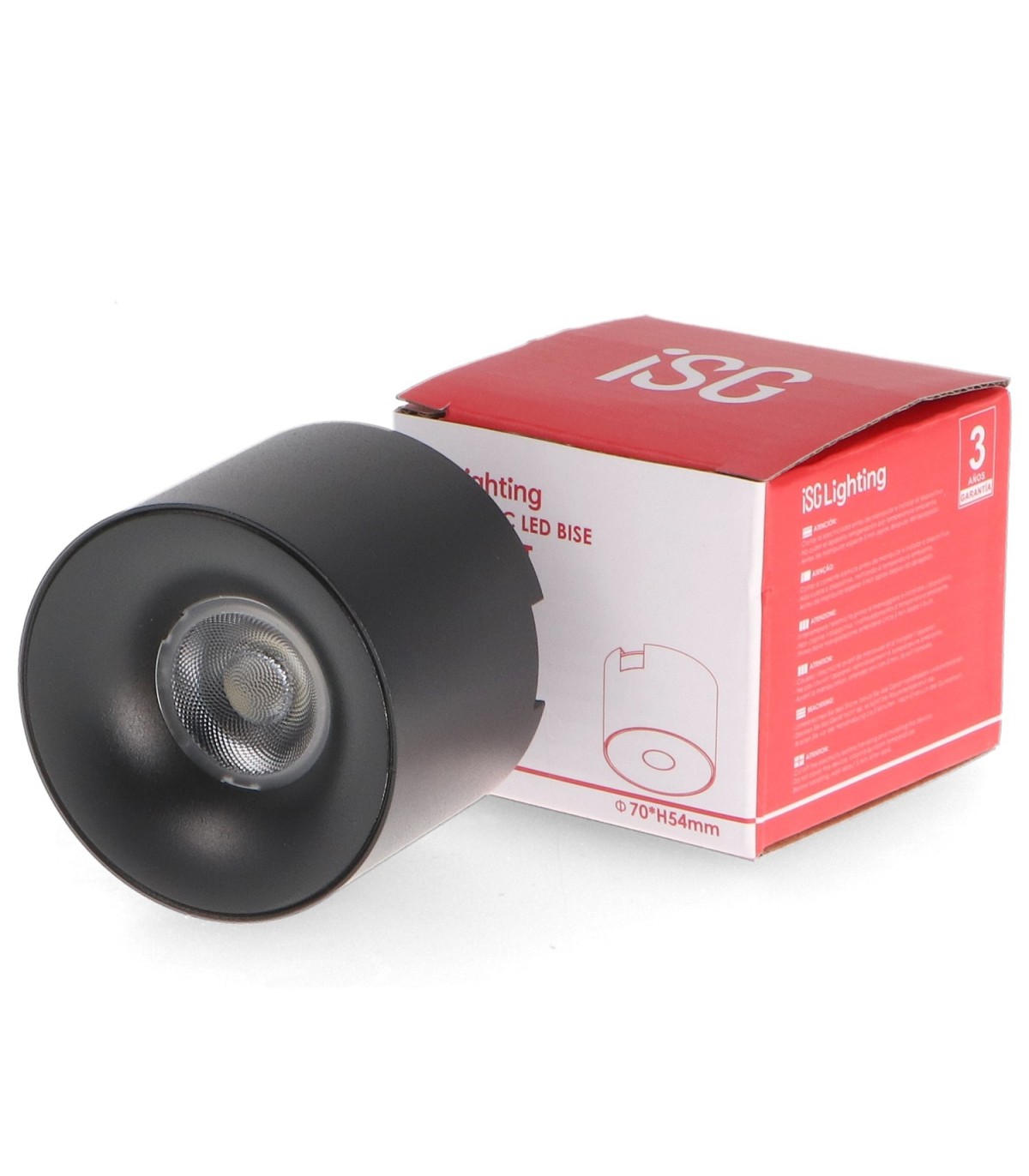Foco Led Magnético Bise Serie 5Mm 42V 8W 800Lm 24º Negro CCT