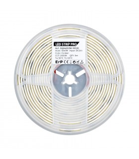 Tira Flexible PRO COB 10W 1100Lm/M 256Led/m IP20 DC24V -5 Metros-