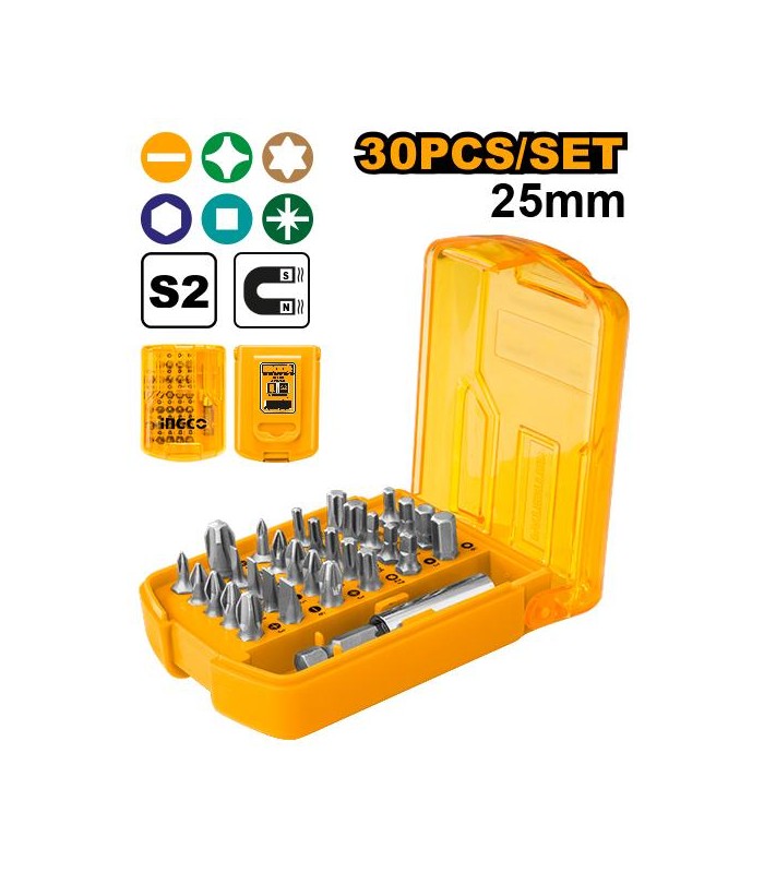 Set 30 Piezas Porta puntas + Puntas atornillar