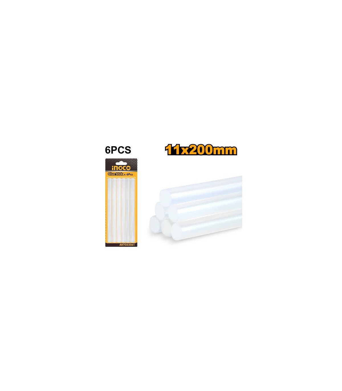 Recambio Cola Caliente Termofusible 11.2mm 6 Unidades