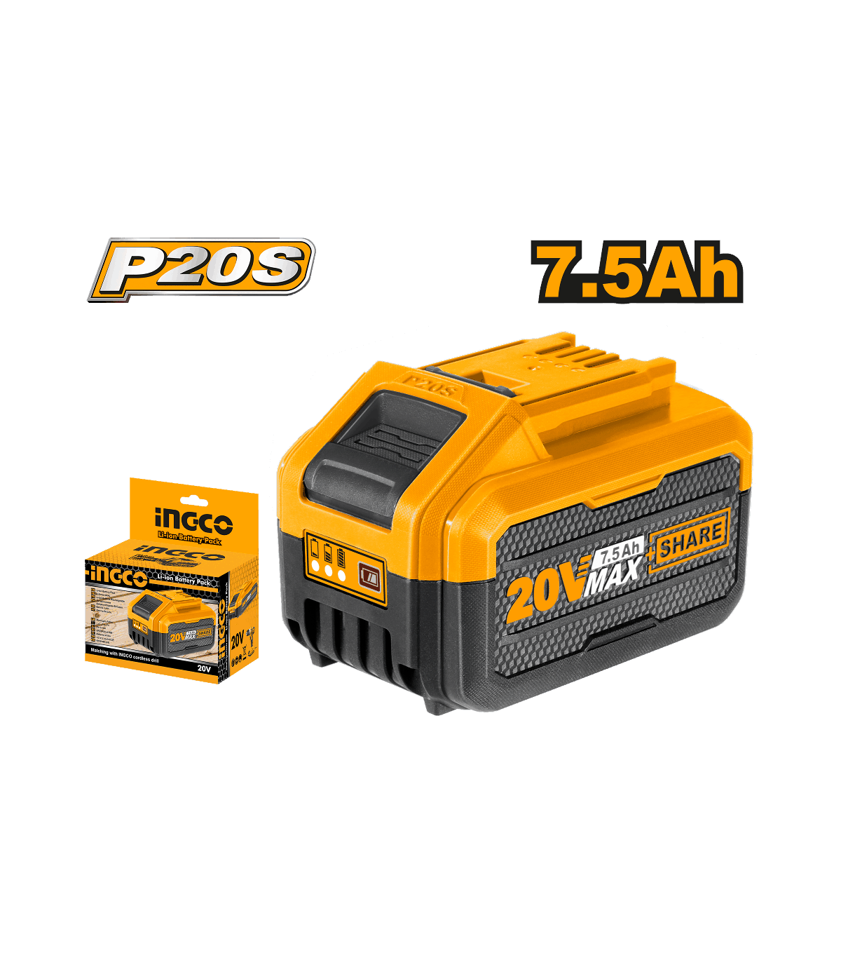 Batería 20V Litio 7.5AH