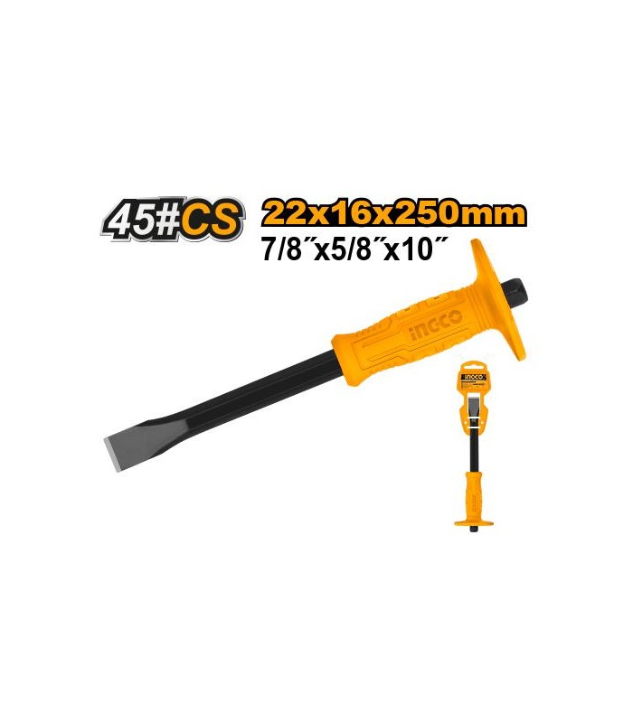 Cincel Plano 22mm Varilla Ø16mm Longitud 250mm