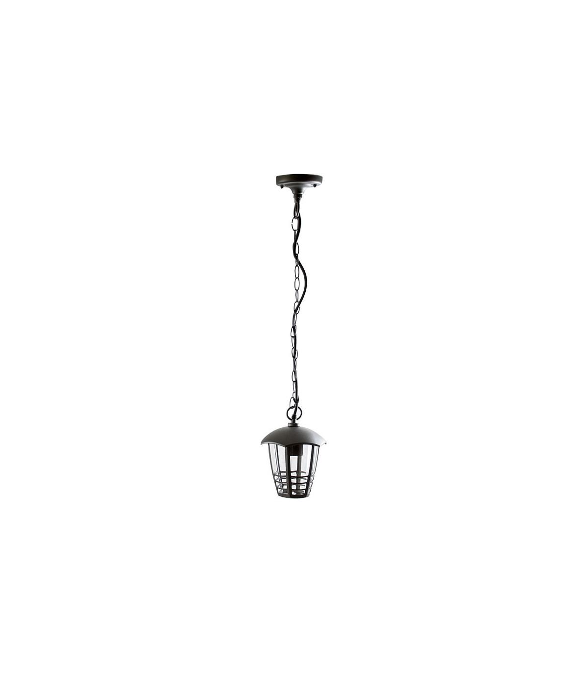 Farol Colgante Exterior Terva 1xE27 IP44 Antracita