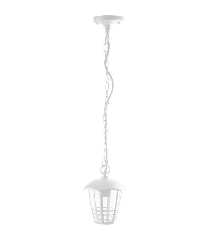Farol Colgante Exterior Terva 1xE27 IP44 Blanco