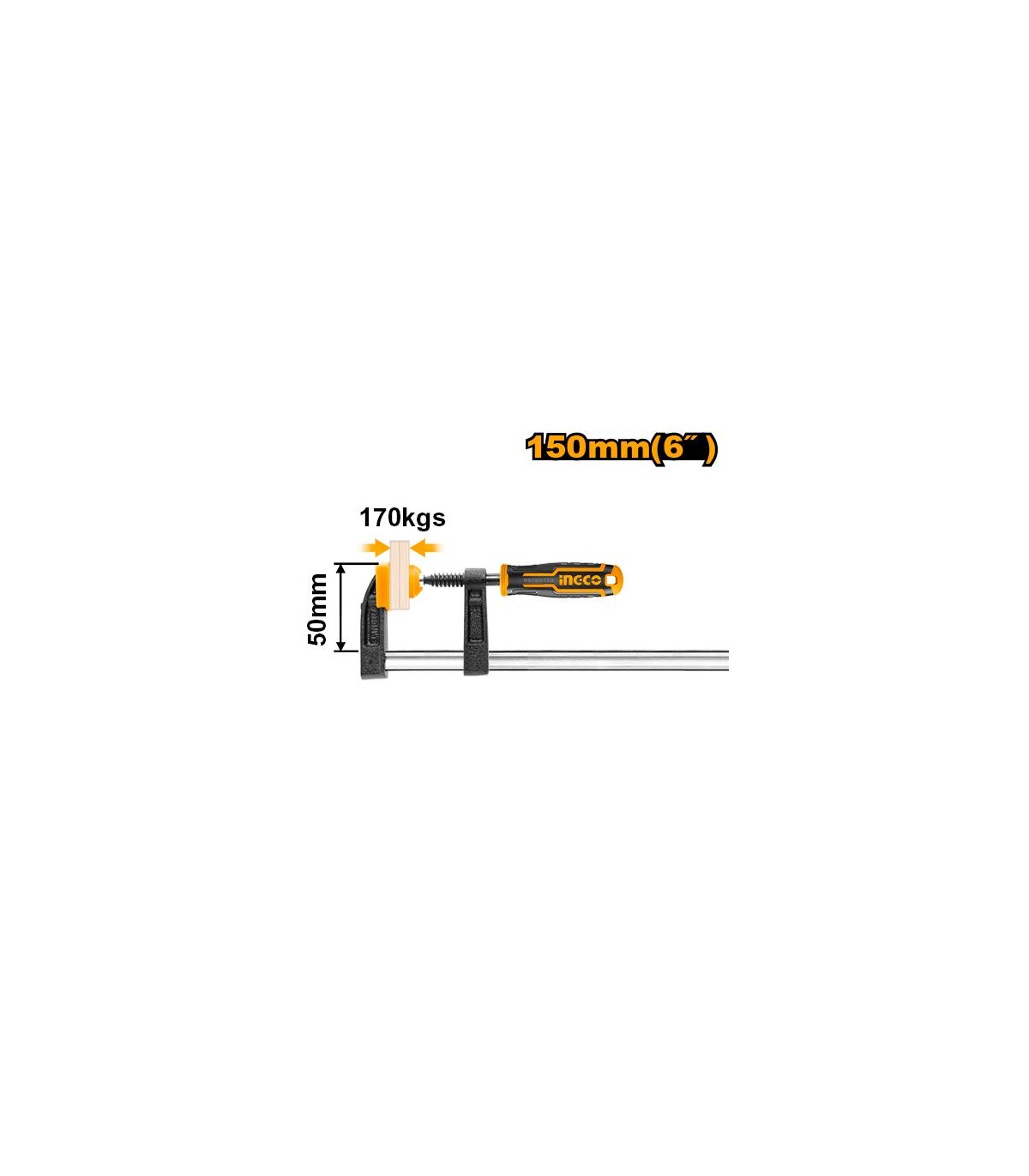 Sargento Monomanual 50x150mm