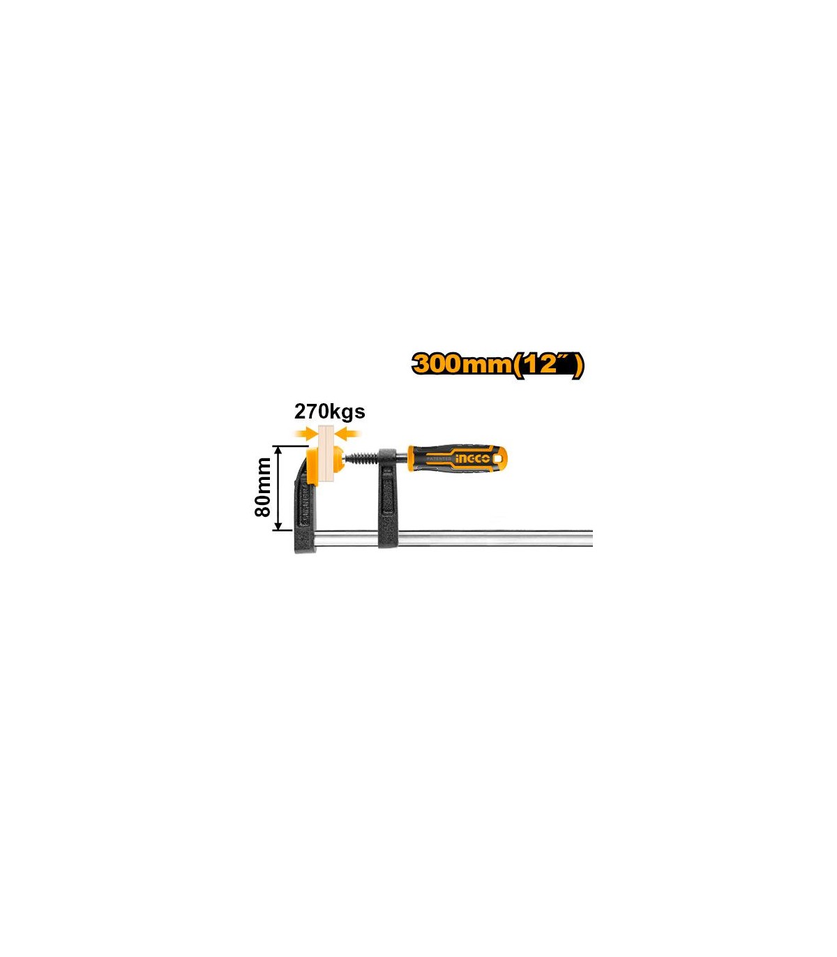 Sargento Monomanual 80x300mm
