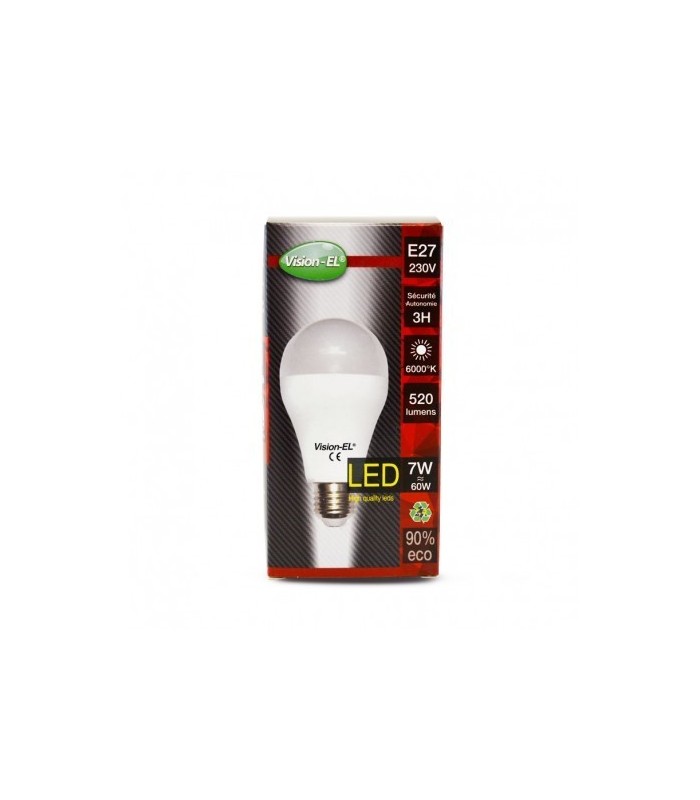 Bombilla Emerg.3H 7W 520Lm 160º E27 IP40
