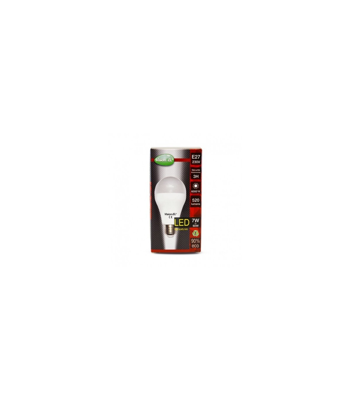 Bombilla Emerg.3H 7W 520Lm 160º E27 IP40