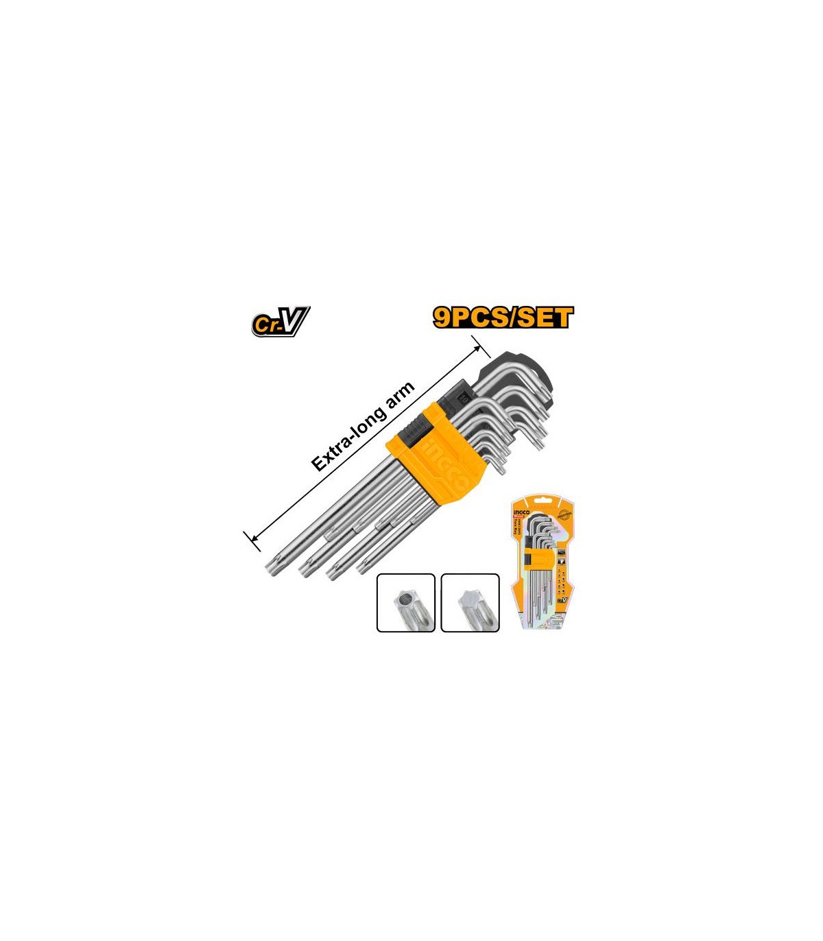 Juego Llaves Torx T10-T50 L230mm