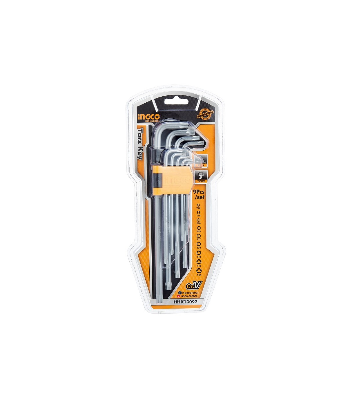 Juego Llaves Torx T10-T50 L230mm