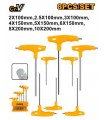 Juego 8 Llaves Allen Mango T 2-10mm
