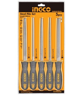 Juego 5 Limas 5X8" L200mm