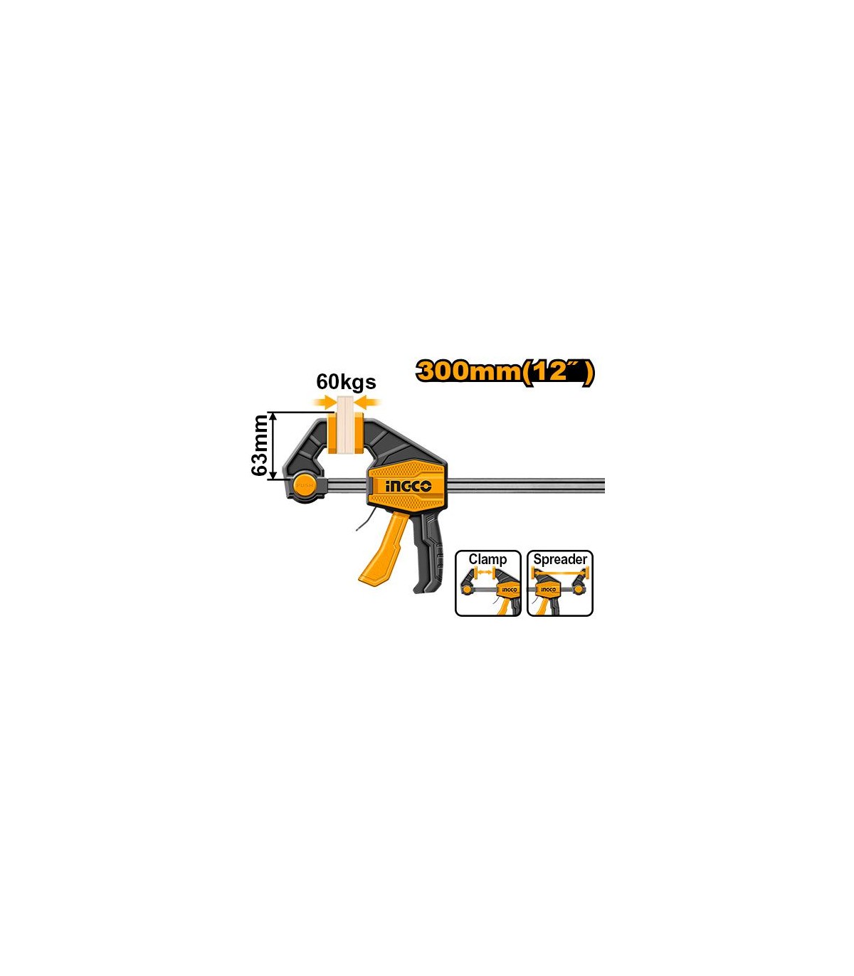 Sargento Monomanual 63x300mm