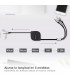 Cable cargador retáctil 3 en 1 (USB Tipo C, conector Lightning y Micro USB Tipo C)