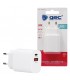 Cargador 230V A GaN USB Tipo C + A 5V/3A 30W