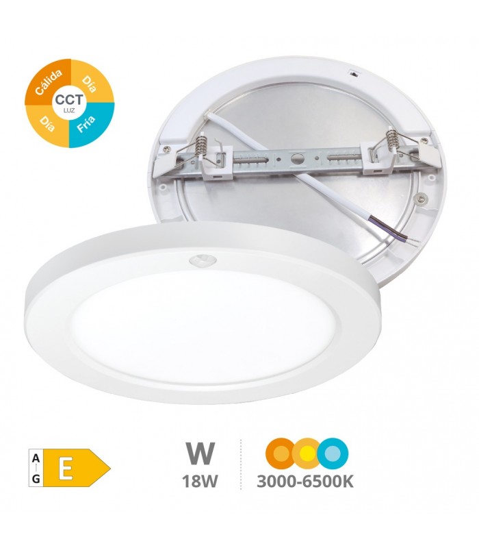 Downlight Led BARIO Con Sensor 18W 1970LM IP20 CCT