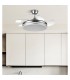 Ventilador Bayomo DC 59W 6980Lm 4 Aspas Níquel CCT
