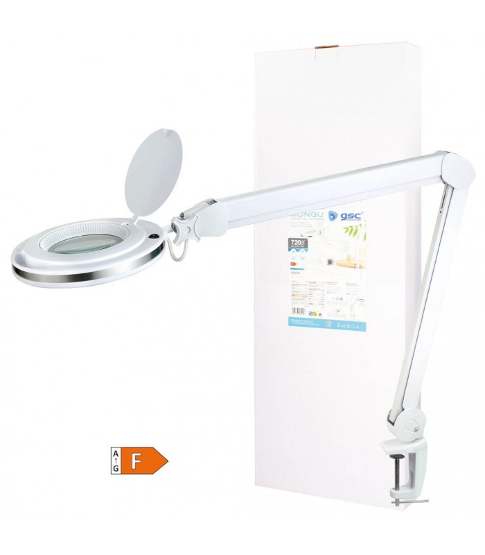 Flexo MONGU Lente 3 Aumentos 8W 650Lm Blanco