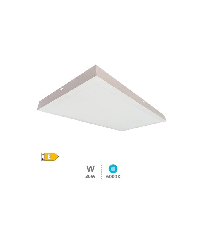 Plafón Superficie 36W 3600Lm 90x30cm Blanco