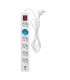 Base Múltiple 6 Tomas + USB-A + USB-C + Interruptor (3x1.5mm) 1.4m