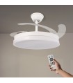 Ventilador WHITE OLGA DC 36W 4138Lm 4 Aspas CCT