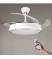 Ventilador WHITE HOOD DC 40W 2448Lm 4 Aspas CCT